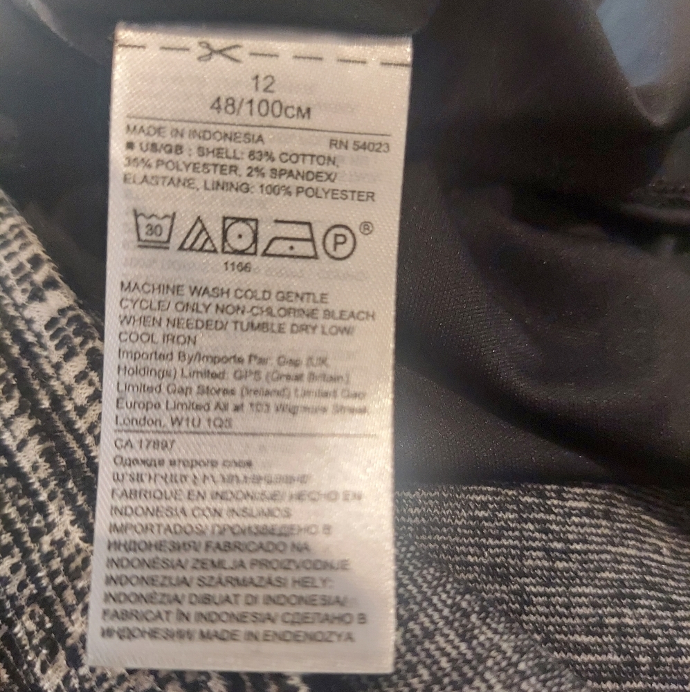 NWT Banana Republic tweed skirt size 12 - Picture 6 of 6